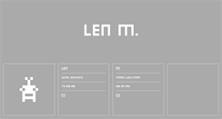 Desktop Screenshot of lenm.cz