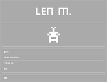 Tablet Screenshot of lenm.cz